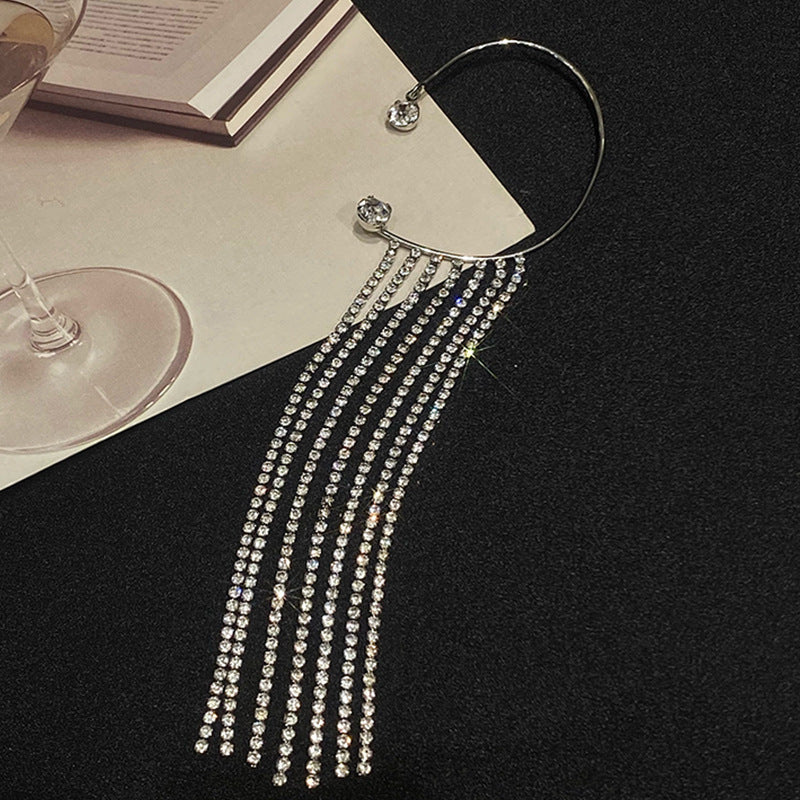 Fashionable And Elegant Unique Long Tassel Earrings