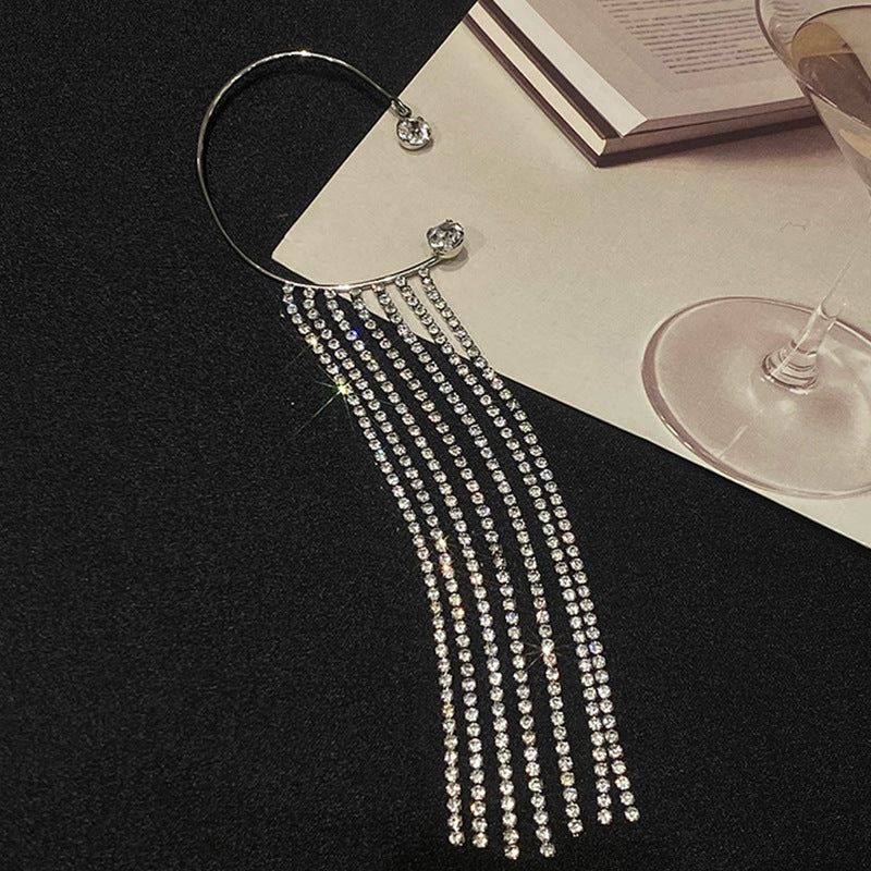 Fashionable And Elegant Unique Long Tassel Earrings